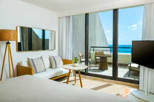 The Ocean View Junior Suite at Paradisus Cancun